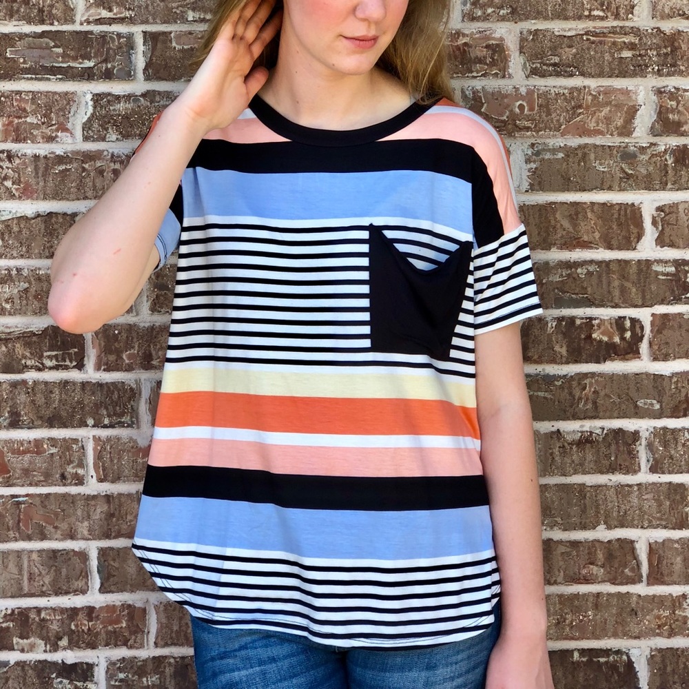 NWT Striped Tee